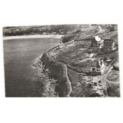 CARANTEC: pointe de la chaise du curé et le chemin des douaniers vue aérienne 10x15 - très bon état
