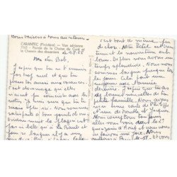 CARANTEC: pointe de la chaise du curé et le chemin des douaniers vue aérienne 10x15 - très bon état