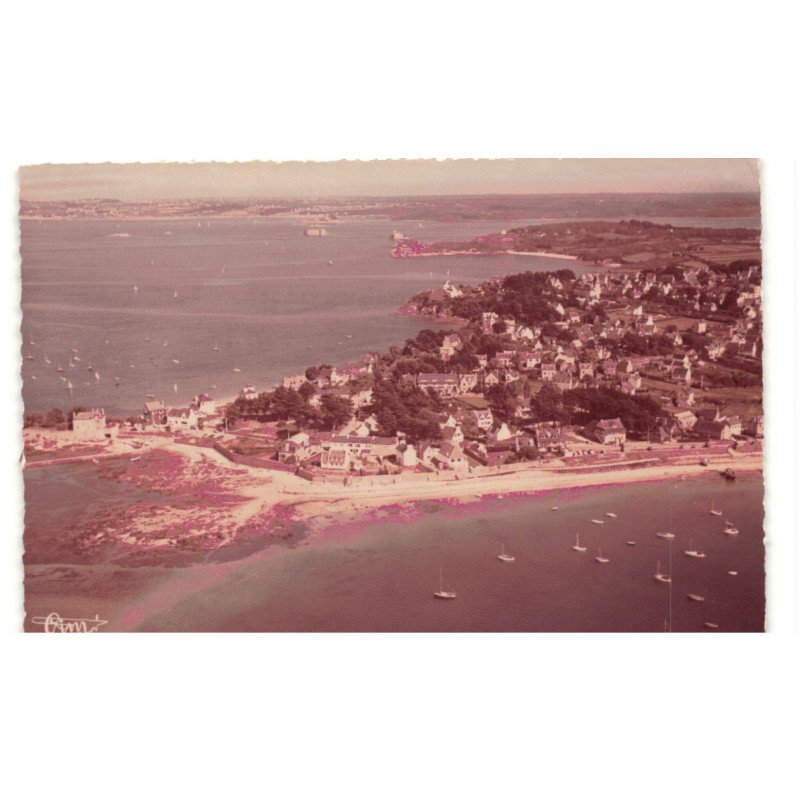 CARANTEC: vue générale vue aérienne 10x15 - très bon état