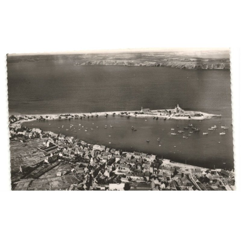 CAMARET: pointe de pen-hir le port, chapelle rocamadour vue aérienne 10x15 - très bon état