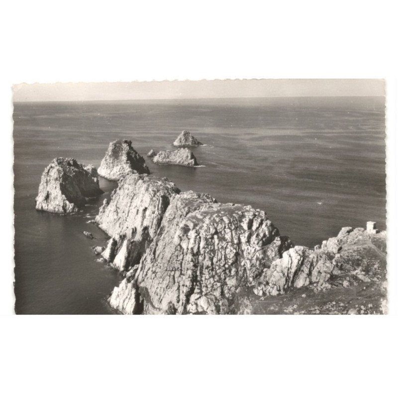 CAMARET: pointe de camaret et les tas de pois vue aérienne 10x15 - très bon état