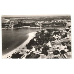 BENODET: la plage les hôtels le port vue aérienne 10x15 - état