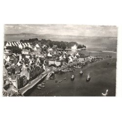TREBOUL-DOUARNENEZ: le port et l'ile tristan vue aérienne 10x15 - très bon état