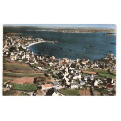 ILE-de-BATZ: vue générale vue aérienne 10x15 - très bon état