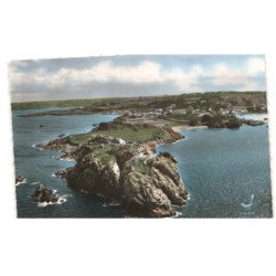 PLOUGASNOU: pointe de primel-trégastel vue aérienne 10x15 - très bon état