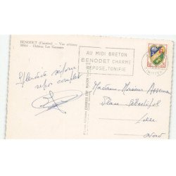BENODET: château les garennese vue aérienne 10x15 - très bon état