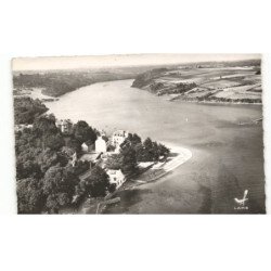 LE POULDU: le bas pouldu panoramique de le laïta vue aérienne 10x15 - très bon état