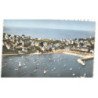 LOCQUIREC: plage du port et sa flottille vue aérienne 10x15 - très bon état