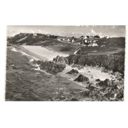 LOCQUIREC: plage des sables blancs vue aérienne 10x15 - très bon état