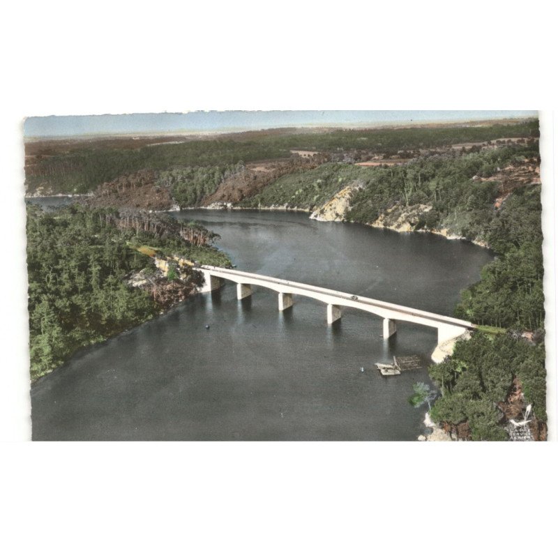 LE POULDU: le pont vue aérienne 10x15 - très bon état