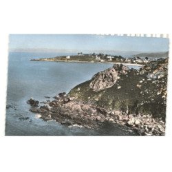 LOCQUIREC: presqu'ile de locquirec vue de la pointe du corbeau vue aérienne 10x15 - très bon état