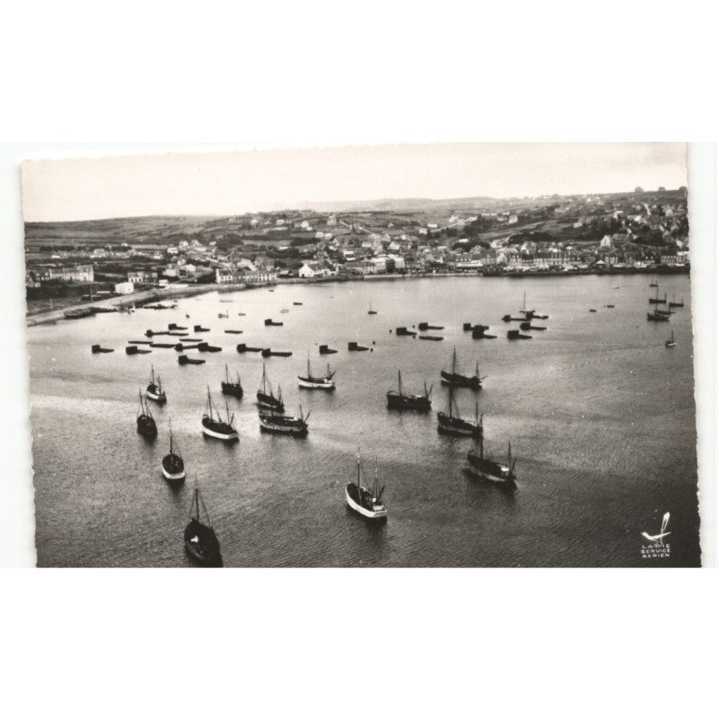 CAMARET: vue générale du port vue aérienne 10x15 - très bon état