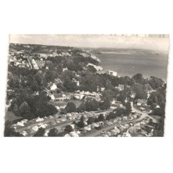 MORGAT: presqu'ile de crozon, le camping et vue panoramique vue aérienne 10x15 - très bon état