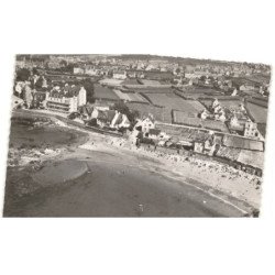 ROSCOFF: la grande plage vue aérienne 10x15 - très bon état