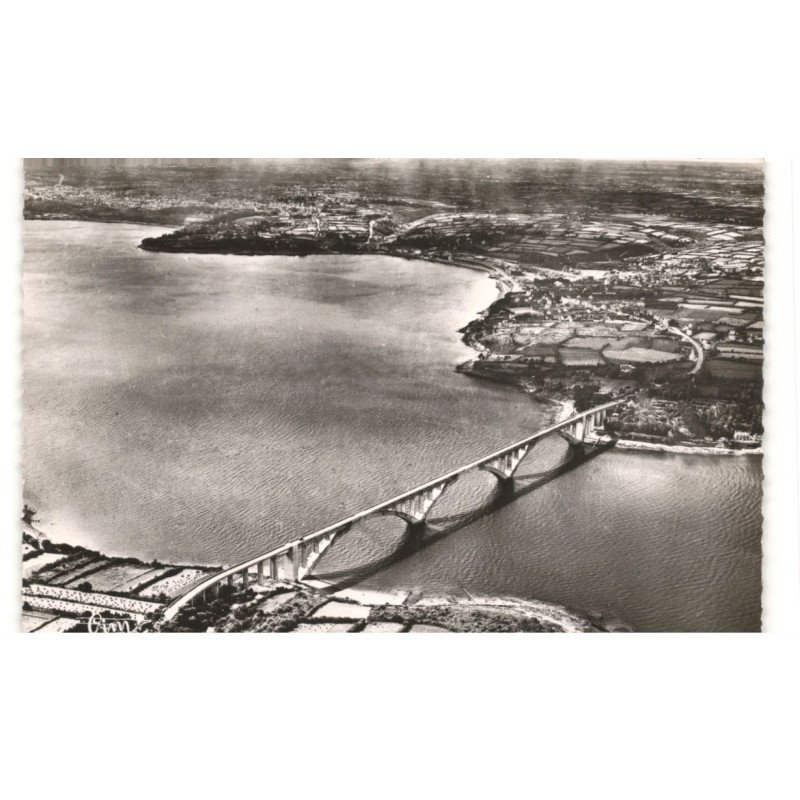 PLOUGASTEL-DAOULAS: le pont albert-louppe vue aérienne 10x15 - très bon état