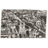 QUIMPER: la cathédrale et la place vue aérienne 10x15 - très bon état