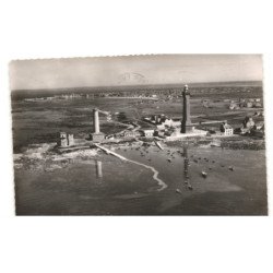 PENMARCH: la pointe de saint-pierre de kérity, le phare d'eckmühl vue aérienne 10x15 - très bon état