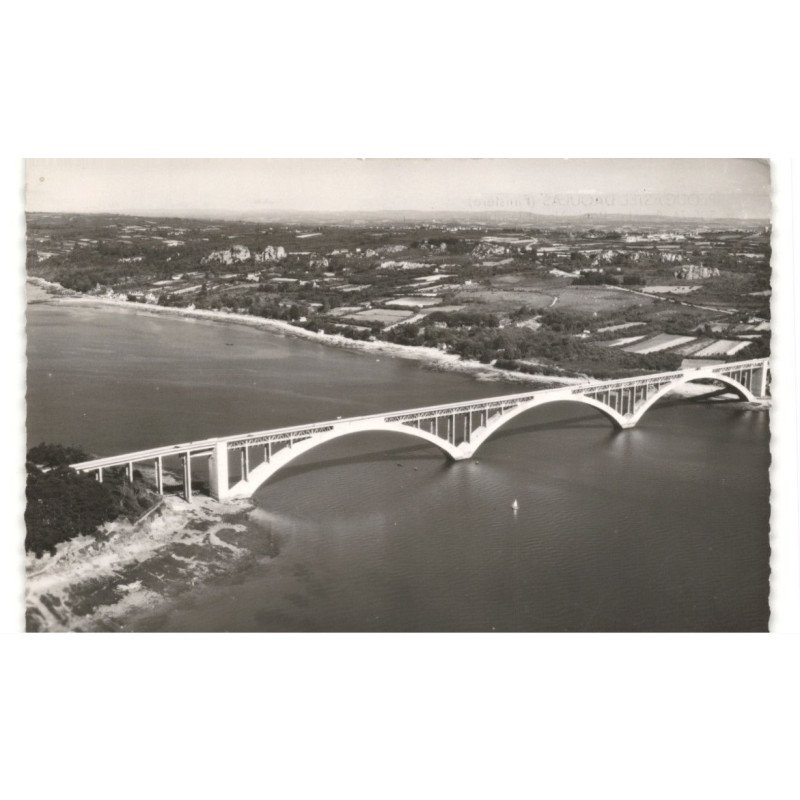 PLOUGASTEL-DAOULAS: le pont albert-louppe vue aérienne 10x15 - très bon état