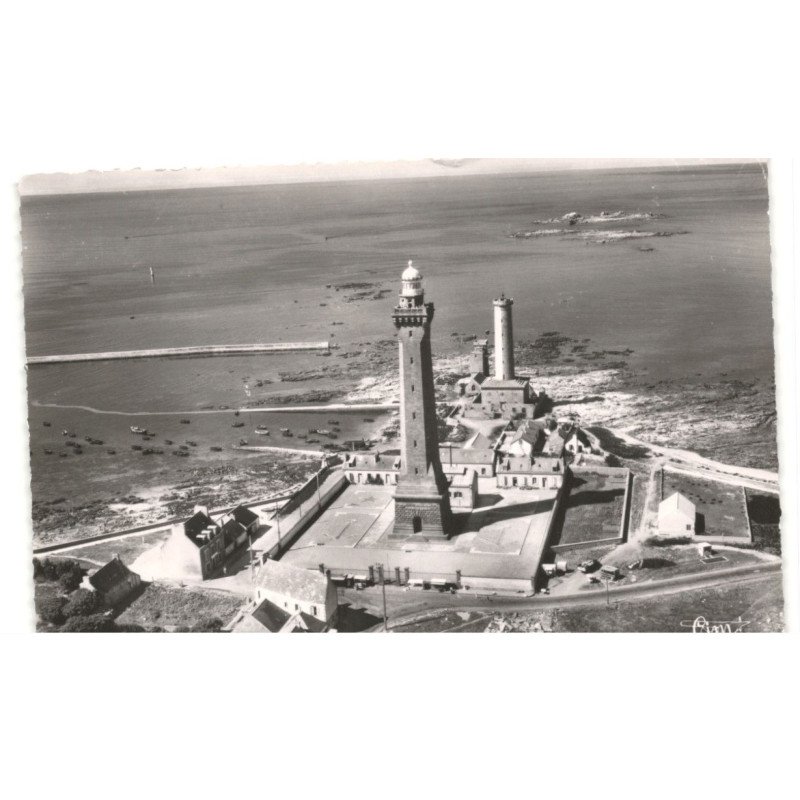 PENMARCH: le phare d'eckmühl vue aérienne 10x15 - très bon état