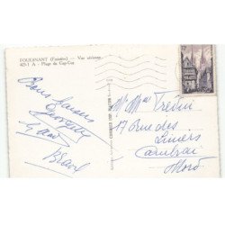 FOUESNANT: plage du cap-coz vue aérienne 10x15 - très bon état