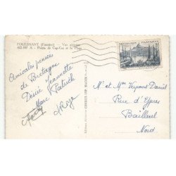 FOUESNANT: pointe de cap-coz et la plage vue aérienne 10x15 - état