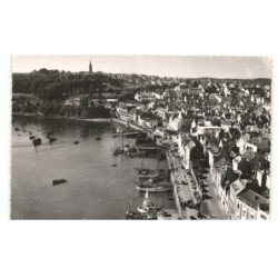 DOUARNENEZ: quais vue aérienne 10x15 - très bon état