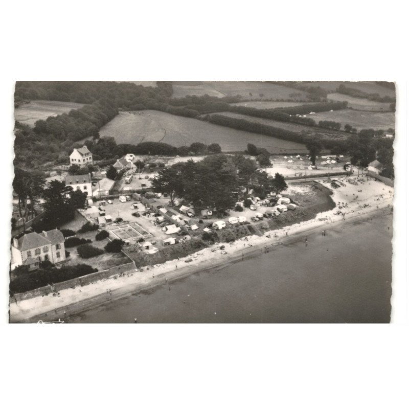 CONCARNEAU: camping vue aérienne 10x15 - très bon état