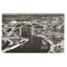 BREST: la penfeld et le pont national vue aérienne 10x15 - très bon état