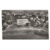 CONCARNEAU: hôtel de cornouailles et la plage vue aérienne 10x15 - très bon état