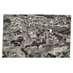 BREST: église saint-martin et rue Jean Jaurès vue aérienne 10x15 - très bon état