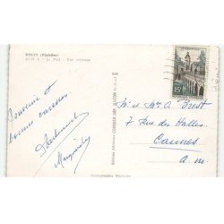 BREST: le port vue aérienne 10x15 - très bon état