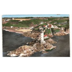 BREST - PLOUZANE: pointe du petit minou le phare vue aérienne 10x15 - très bon état