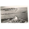 ROSCOFF: chapelle sainte-barbe et vue panoramique du port vue aérienne 10x15 - très bon état