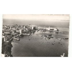 DOUARNENEZ: le port et nouvelle criée vue aérienne 10x15 - très bon état