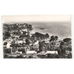CONCARNEAU: vue panoramique des grands sables blancs vue aérienne 10x15 - très bon état