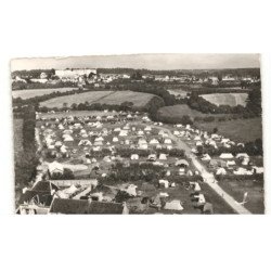 CONCARNEAU: camping des blancs sablons sur la cité vue aérienne 10x15 - très bon état