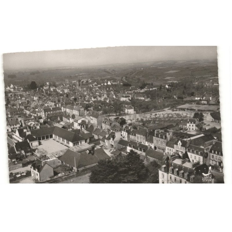 CARHAIX: vue générale vue aérienne 10x15 - très bon état
