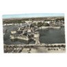 CONCARNEAU: la ville close remparts élevés au 14e et complétés au 17e vue aérienne 10x15 - très bon état