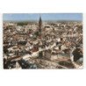 STRASBOURG: place kléber et cathédrale vue aérienne 10X15 - très bon état