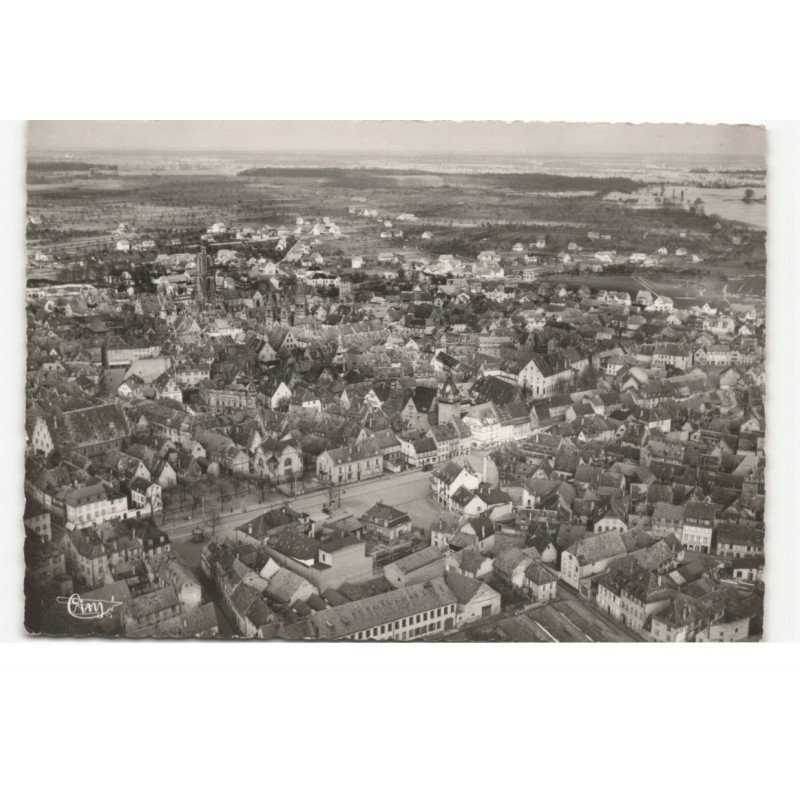 SELESTAT: vue générale vue aérienne 10X15 - très bon état