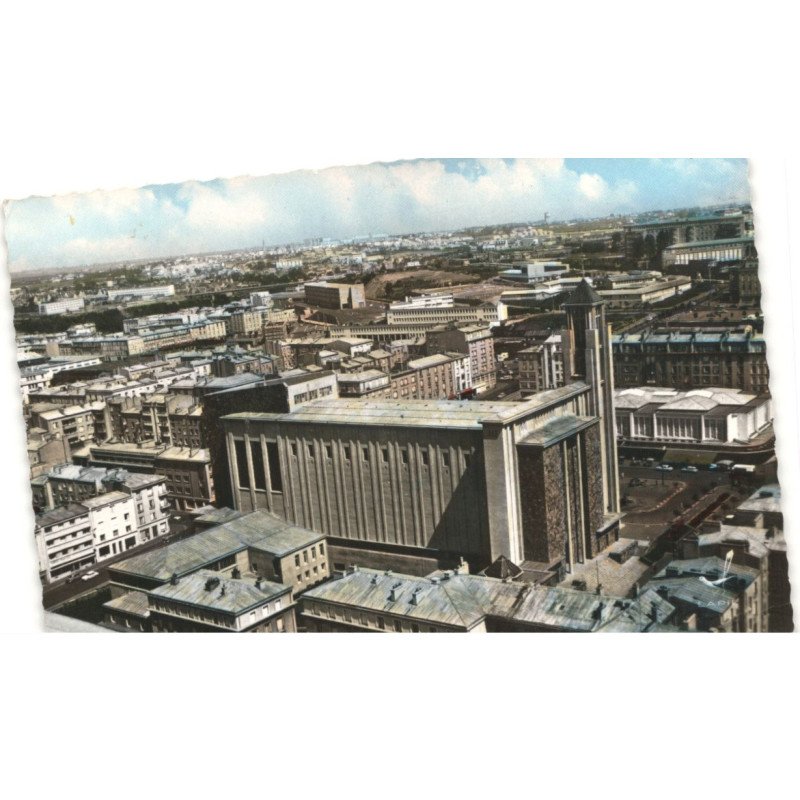 BREST: vue aérienne 10x15 - très bon état