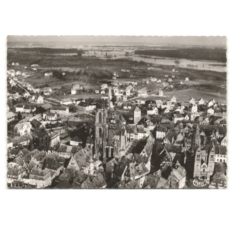SELESTAT: vue générale: vue aérienne 10X15 - très bon état