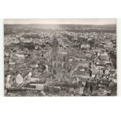 STRASBOURG: quartier de la cathédrale vue aérienne 10X15 - très bon état