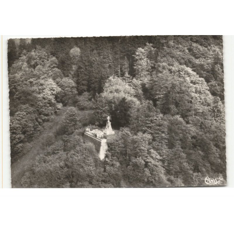 SCHIRMECK: le vierge du château vue aérienne 10X15 - très bon état