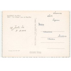 SAVERNE: prise du haut-barr vue aérienne 10X15 - très bon état
