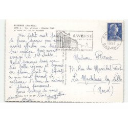 SAVERNE: hôpital civil et route du col de saverne vue aérienne 10X15 - très bon état