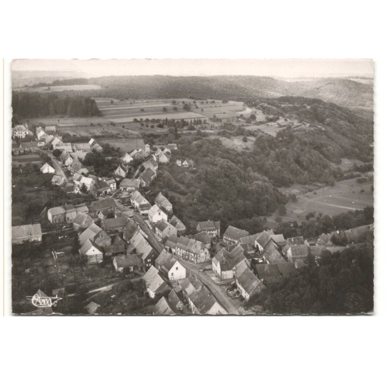 LA PETITE-PIERRE: vue générale vue aérienne 10X15 - très bon état