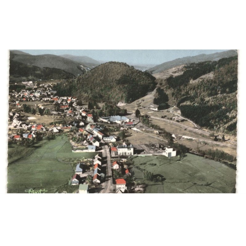LA BROQUE: vue panoramique vue aérienne 10X15 - très bon état