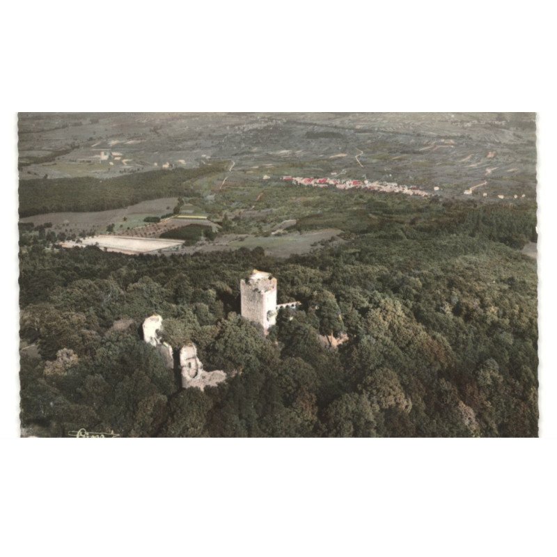 environs de BARR: château de landsberg vue aérienne 10X15 - très bon état