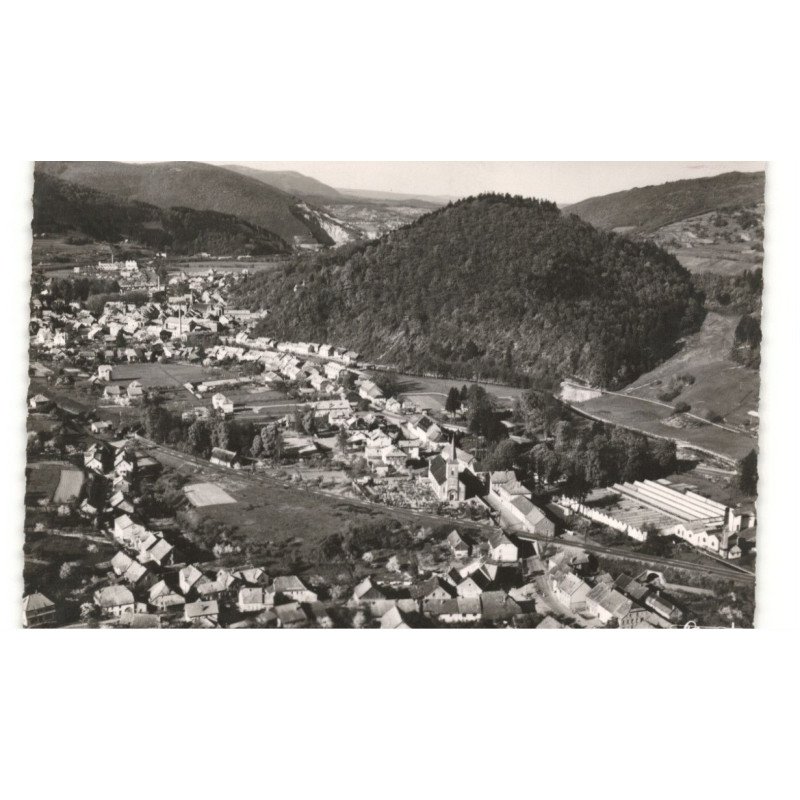 LA BROQUE: vue générale vue aérienne 10X15 - très bon état